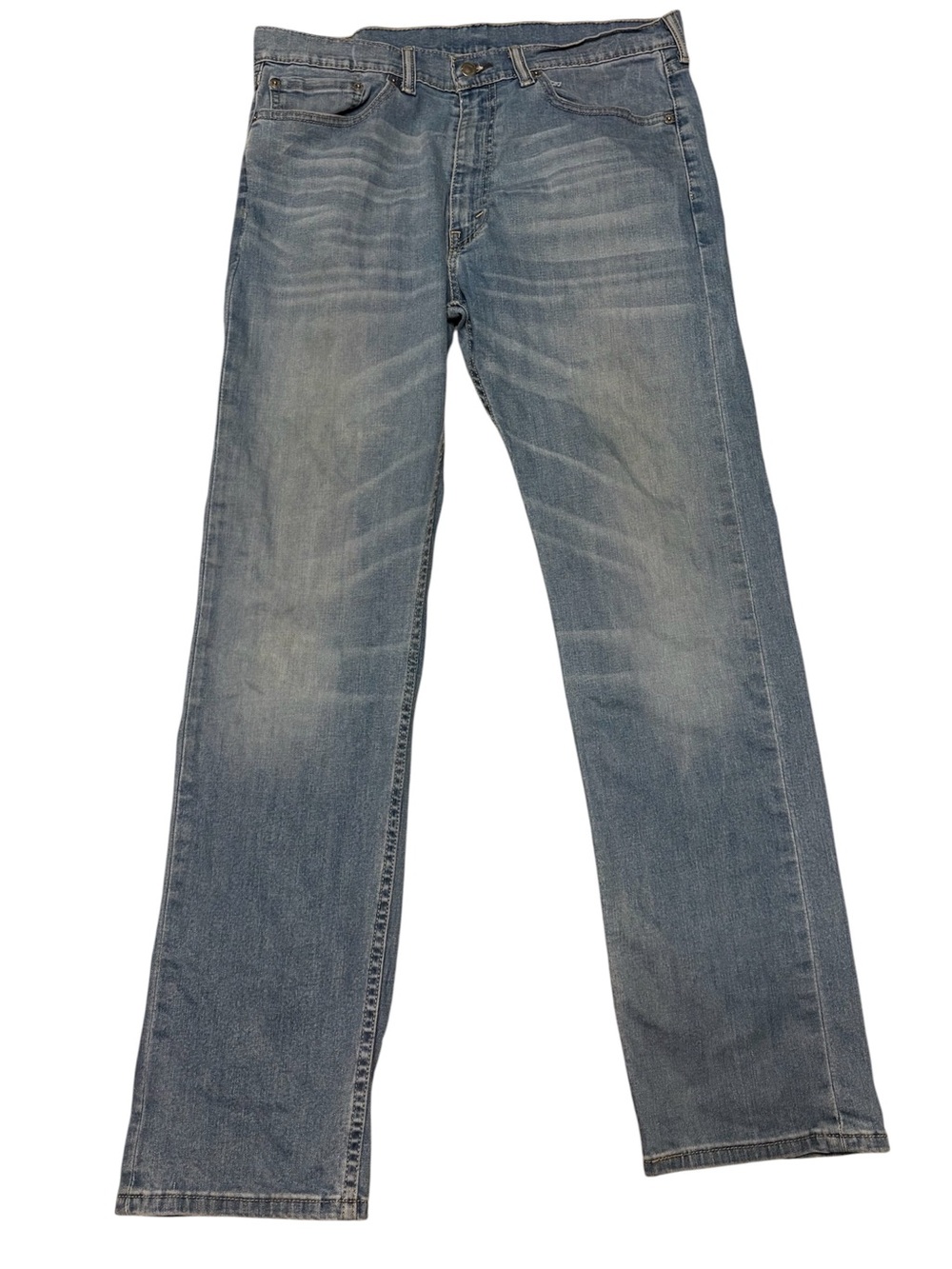 Levi's Men's Washed Blue Straight Jeans